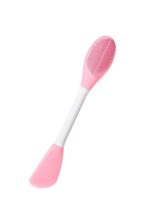 MobFestÂ® Double-Sided Silicone Facial Cleansing Brush, Face Mask Scrubber for Pore Cleansing, Gentle Exfoliating, Remove Oil, Blackhead Brush (6.5 Inch, 1) - Image 1