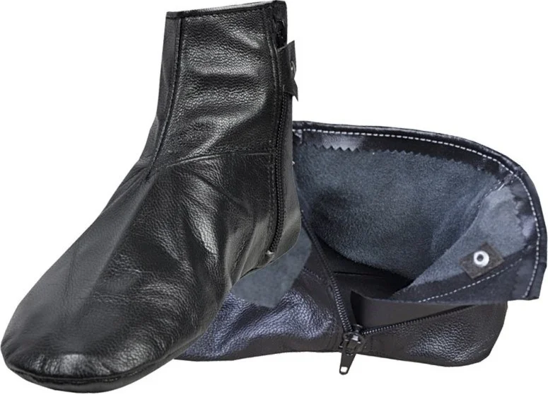 Berat Mest - Winter Mest - Goat Leather Mest - Zippered Unlined Mest - Size 39