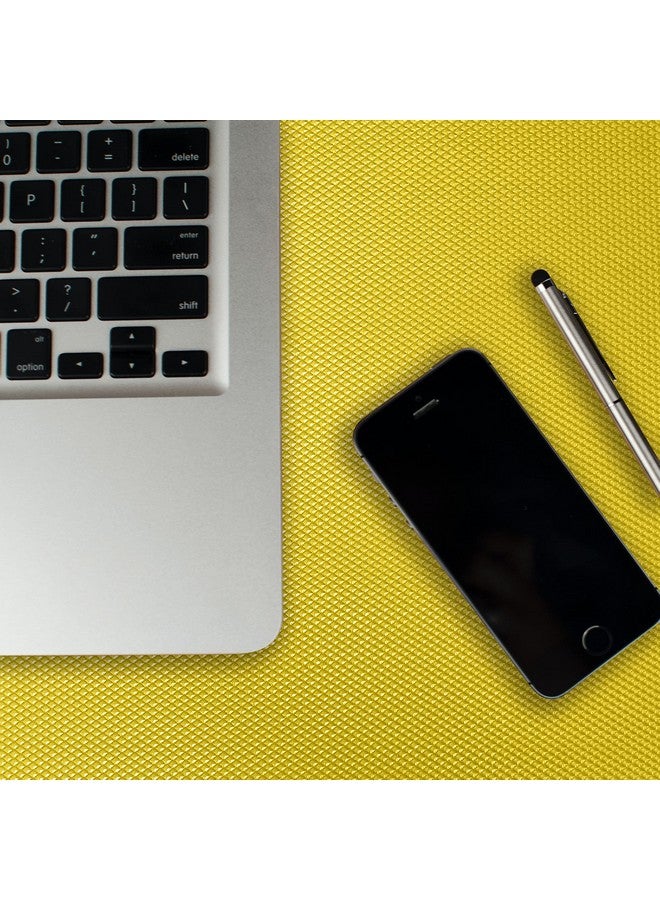 ElastPro Food Grade Washable Anti Slip Mat/Sheet for Fridge, Shelf Liner, Table, Kitchen Drawer mat (Diamond Yellow, 5 Meter) - Image 4