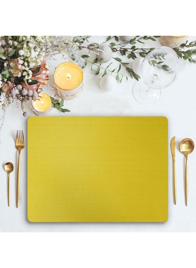 ElastPro Food Grade Washable Anti Slip Mat/Sheet for Fridge, Shelf Liner, Table, Kitchen Drawer mat (Diamond Yellow, 5 Meter) - Image 5