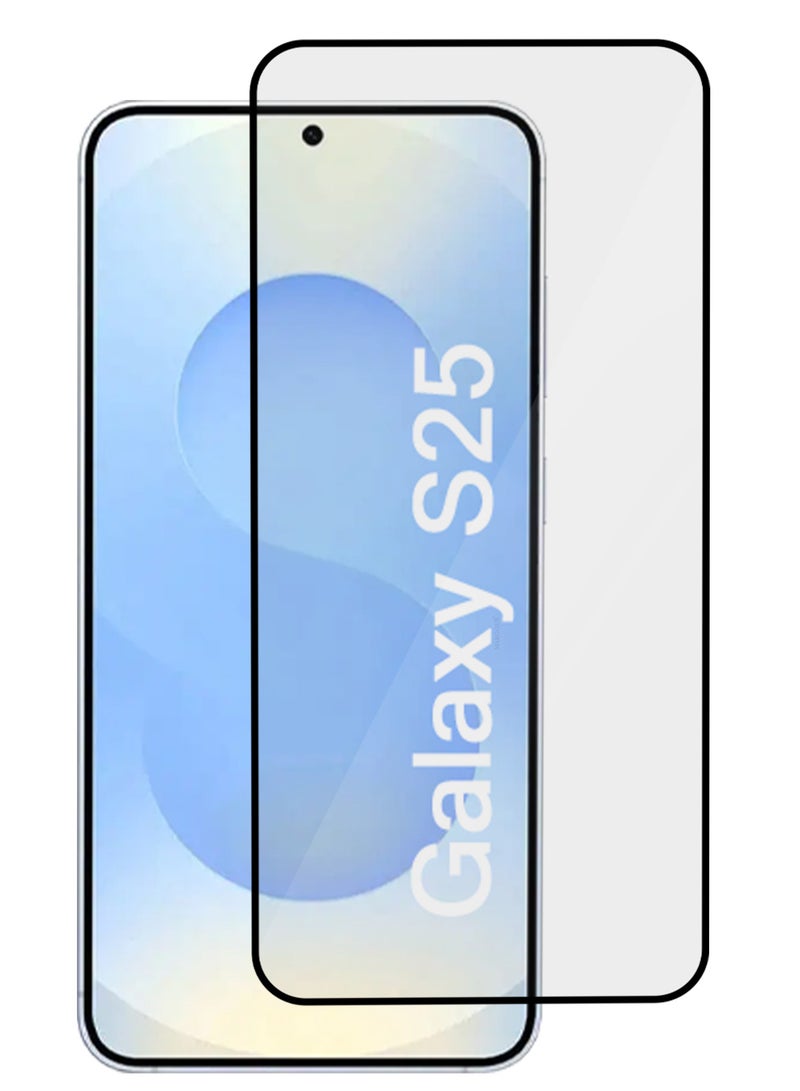 CATANES (for Galaxy S25) Premium Screen Protector Full Coverage, Scratch-Resistant Anti Bubble - Side Black - Image 5