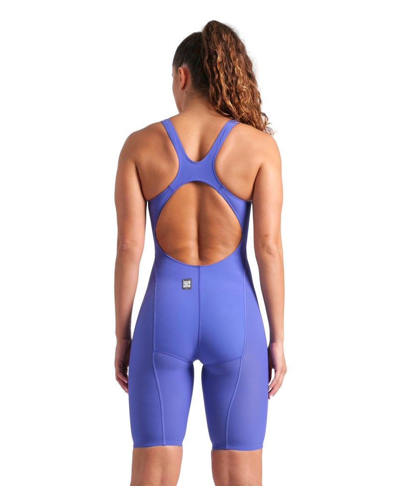 ARENA Powerskin Impulso Open Back Women's Competition Racing Swimsuit Full Body Short Leg Kneeskin One Piece Athletic Tech Swim Suit, Future Dusk, US Size 28 - Image 2