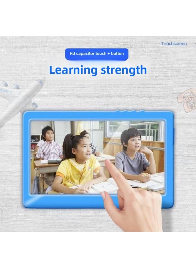 Generic - MP5 Large Screen Learning Machine 4.3 Inch HD Handheld Game Machine Music Player Teacher Recommend Outlet-Product Color:Blue-Model:MP5 - Image 1