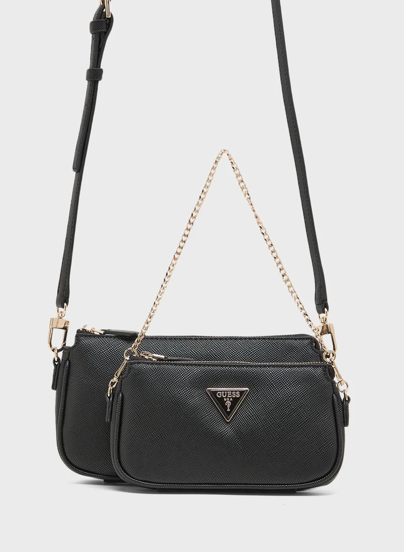 جس Noelle Dbl Pouch Crossbody