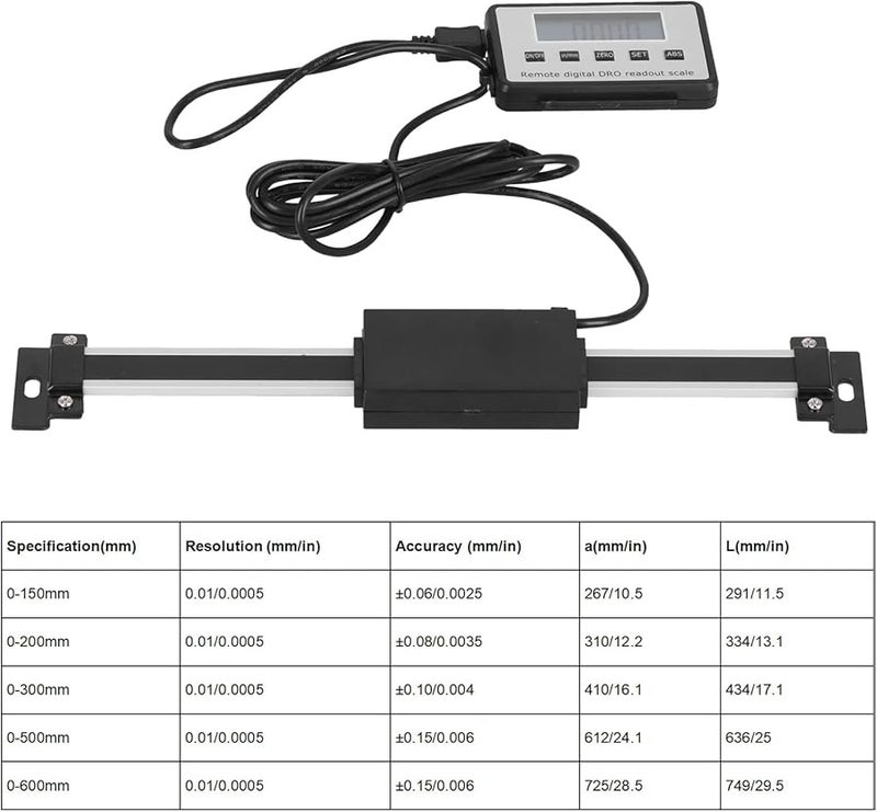 مقياس خطي للقراءة الرقمية 0-150 ملم للمخرطة وآلة الطحن - Image 3