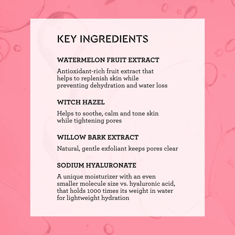 Bliss What a Melon Replenishing Watermelon Hyaluronic Acid Toner - 7 Fl Oz - Witch Hazel & Willow Bark - Hydrates, Refreshes and Energizes Tired Skin - Clean - Vegan & Cruelty-Free - Image 3