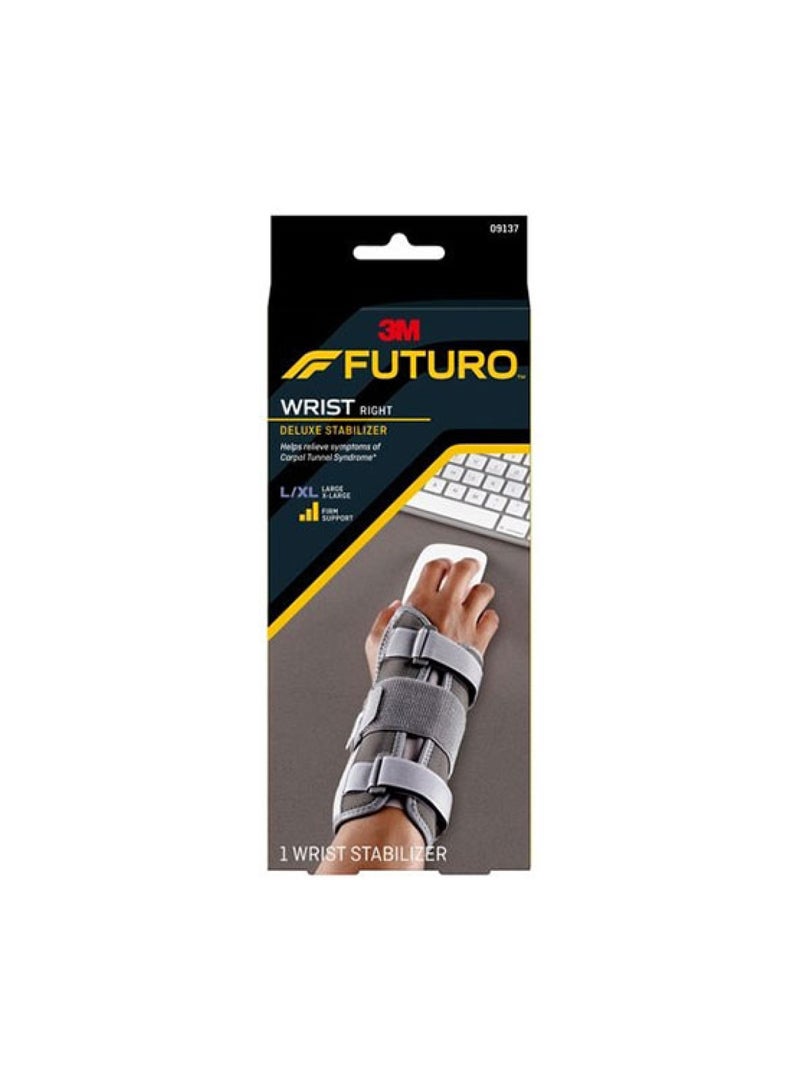 Wrist Deluxe Stabilizer 09137, Right Hand, Large, XL Size, 1 Wrist Stabilizer