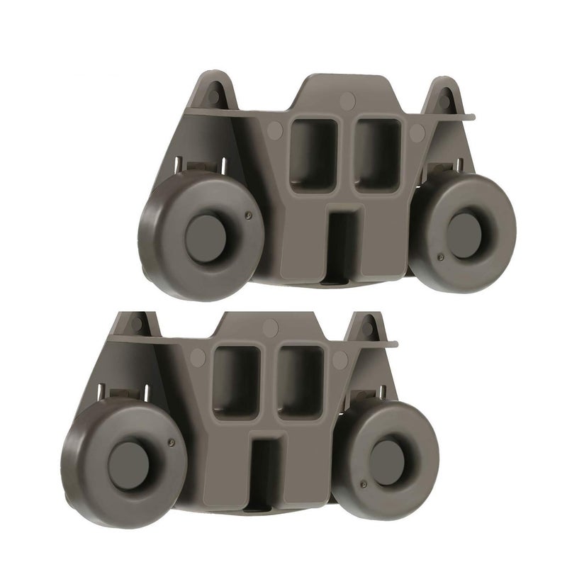 YMDparts W10195416 (ترقية 2 حزمة) استبدال جزء عجلة غسالة الصحون السفلية لـ Maytag/مساعدة المطبخ/مساعد المطبخ/دوامة/رف أطباق كينمور يستبدل Ap5983730 W10195416V Ps11722152 - Image 1