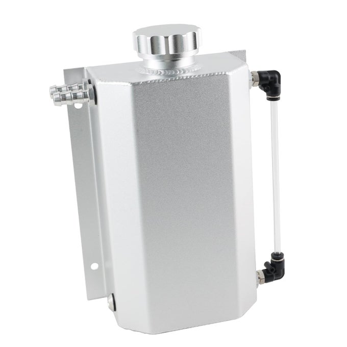 Universal Coolant Overflow Tank2L Coolant Reservoir Tank Coolant Level Monitoring Coolant Reservoir Expansion Tank Coolant Recovery TankSilver