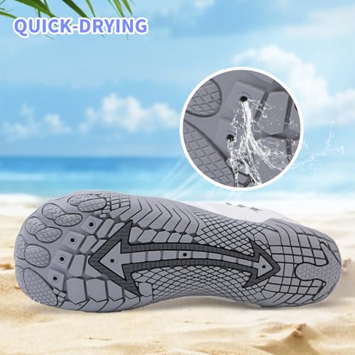 ziitop Water Shoes for Women Men Beach Women Swim Pool River Barefoot Quick Dry Slip-on for Pool Beach Surf Water Park Yoga - Image 4