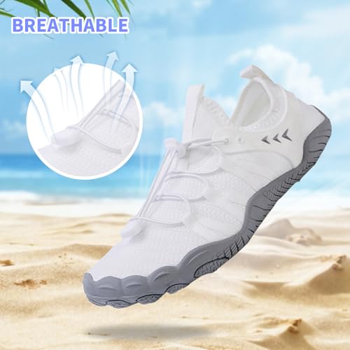 ziitop Water Shoes for Women Men Beach Women Swim Pool River Barefoot Quick Dry Slip-on for Pool Beach Surf Water Park Yoga - Image 3