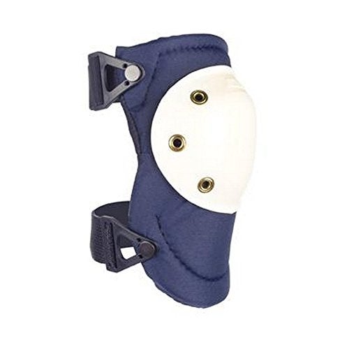 ALTA 50903 AltaPRO Knee Protector Pads, Navy Cordura Nylon Fabric, AltaLOK Fastening, Hard Cap, Round, White (One Pair) - Image 2