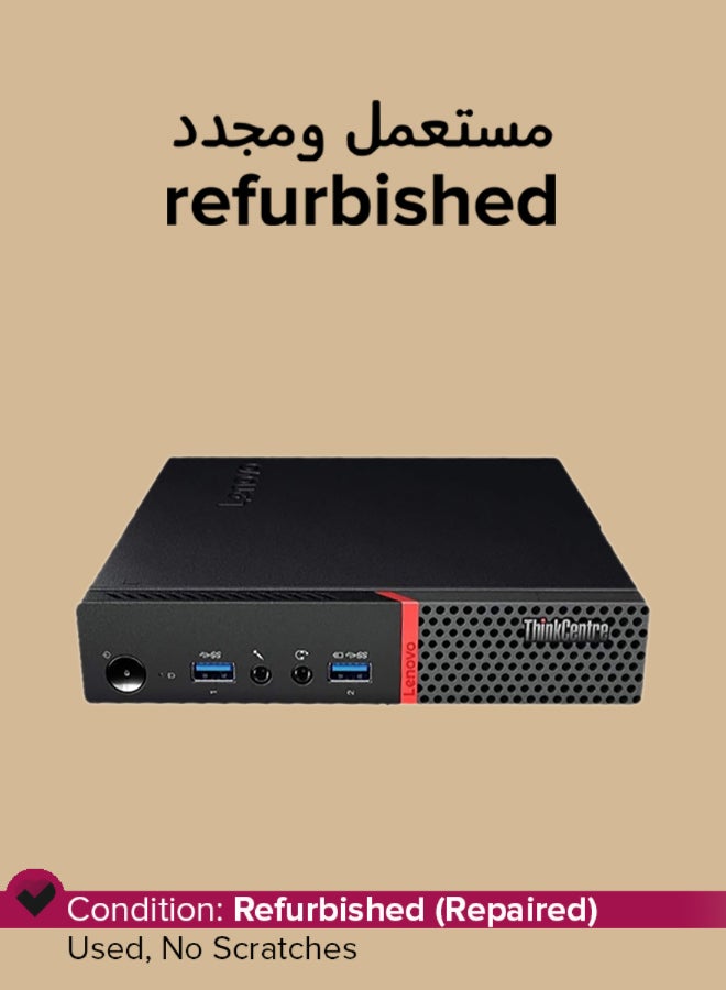 Lenovo Renewed Lenovo ThinkCentre M700 Mini Desktop PC - Intel Core i5 6th Gen - 8GB DDR4 RAM - 256GB SSD - Windows 10 Pro - black - Image 1