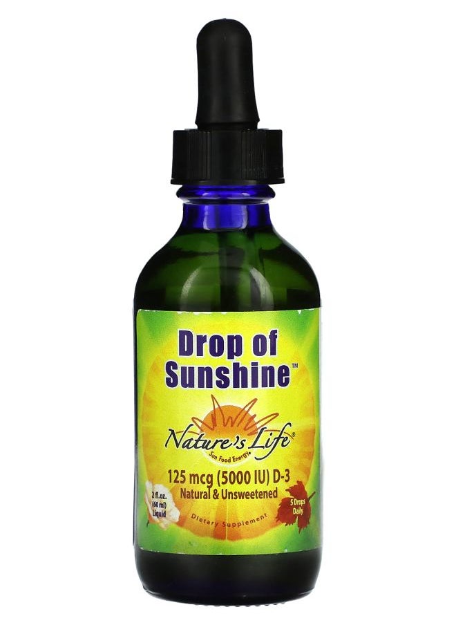 Nature's Life Drop Of Sunshine 125 mcg (5000 IU) 2 fl oz (60 ml) 