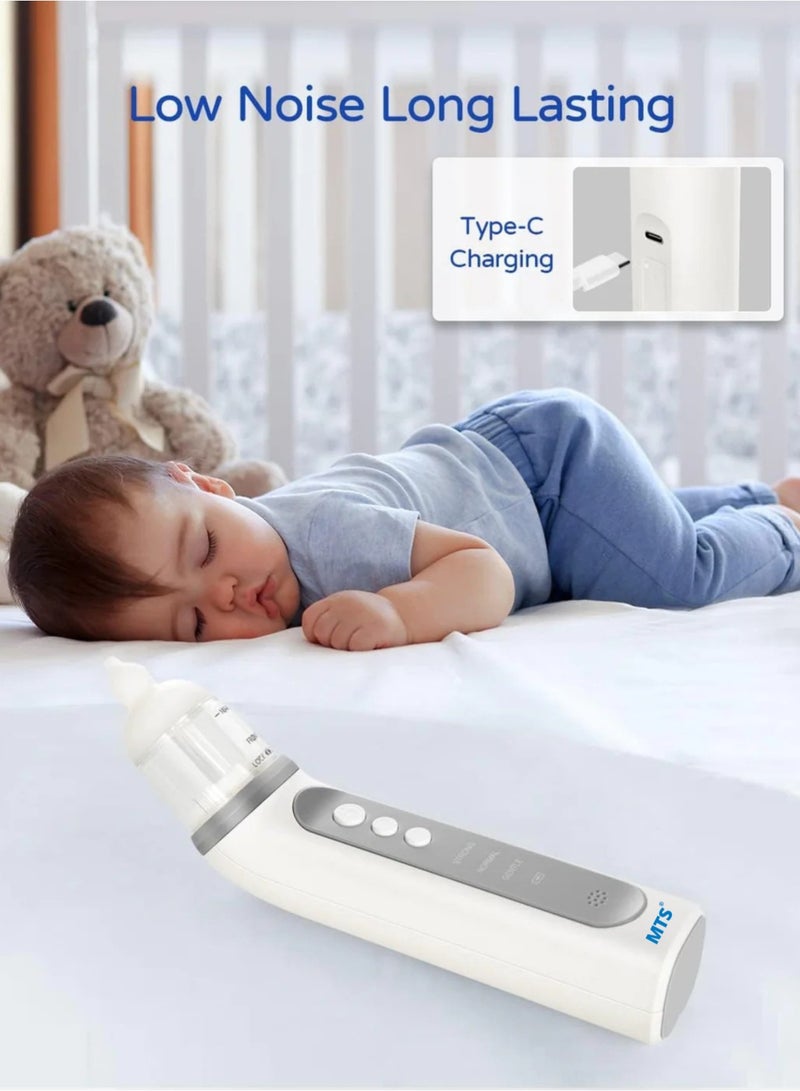 ام تي اس شفاط أنفي كهربائي للأطفال  X70، ضغط منخفض، مصنوع من السيليكون الآمن غذائيًا، شفاط أنفي كهربائي للأطفال، مستلزمات الأطفال - Image 5