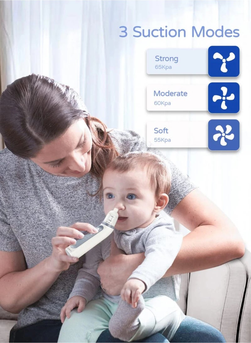 ام تي اس شفاط أنفي كهربائي للأطفال  X70، ضغط منخفض، مصنوع من السيليكون الآمن غذائيًا، شفاط أنفي كهربائي للأطفال، مستلزمات الأطفال - Image 3