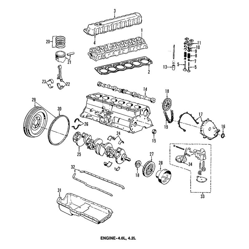 Mopar 05018594AB SEAL KIT CRANKSHAFT - Image 4