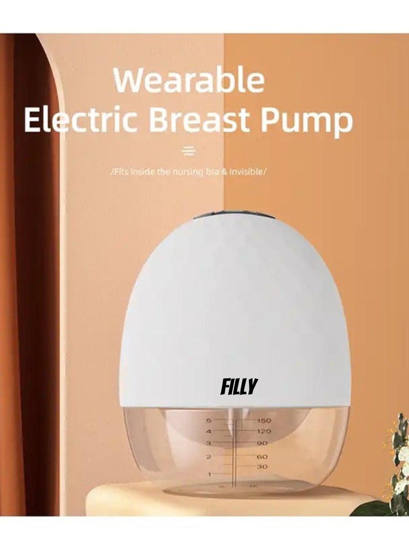 Filly Wearable Electric Breast Pump, Hands-Free and Wireless with Carrying Case, Painless Breastfeeding with 3 Modes and 9 Suction Levels, Powerful 1500 mAh Battery, LCD Display - Image 4