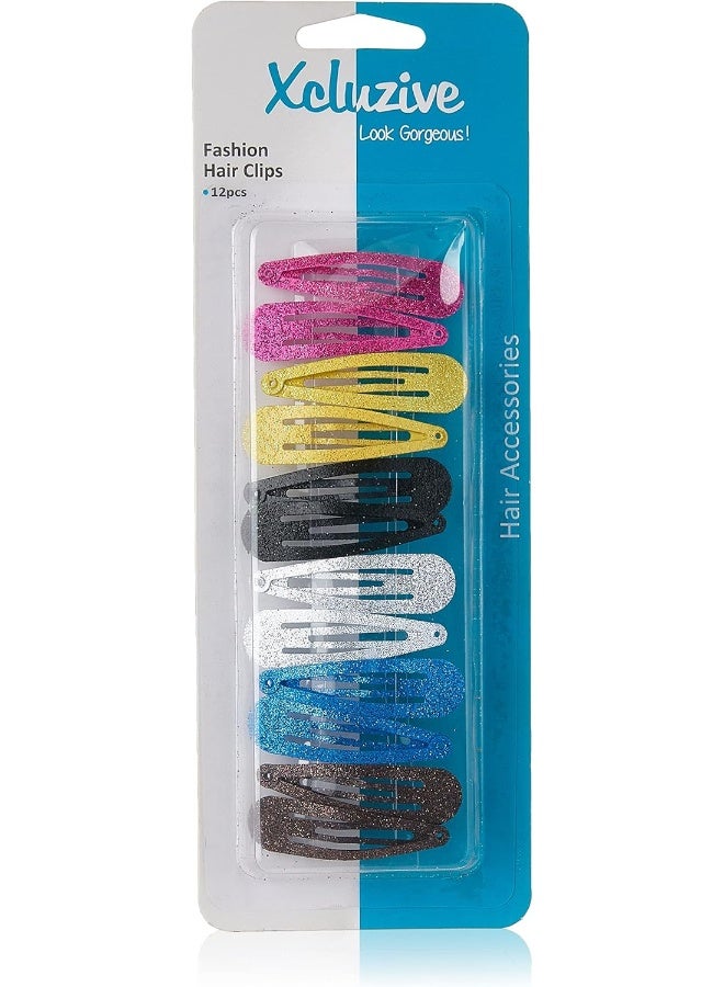 Xcluzive Fashion Hair Clips 12 Pieces - Image 1