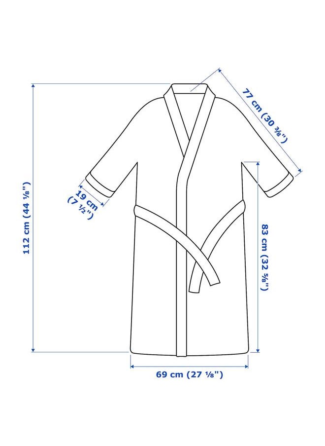 Generic - Bath robe, grey, L/XL - Image 1