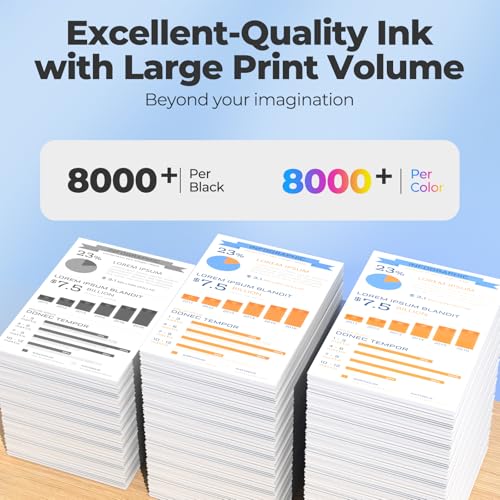 DEEIYUER Compatible for EPT522 Ink Refill Bottles ET-2800 ET-2803 ET-4800 Compatible for EPT522 Ink 2800 Refill Inks for Eco tank ET-2400 ET-2720 ET-2800 ET-2803 ET-4700 ET-4800 ET2720 ET2800 ET2803 ET4800 - Image 3