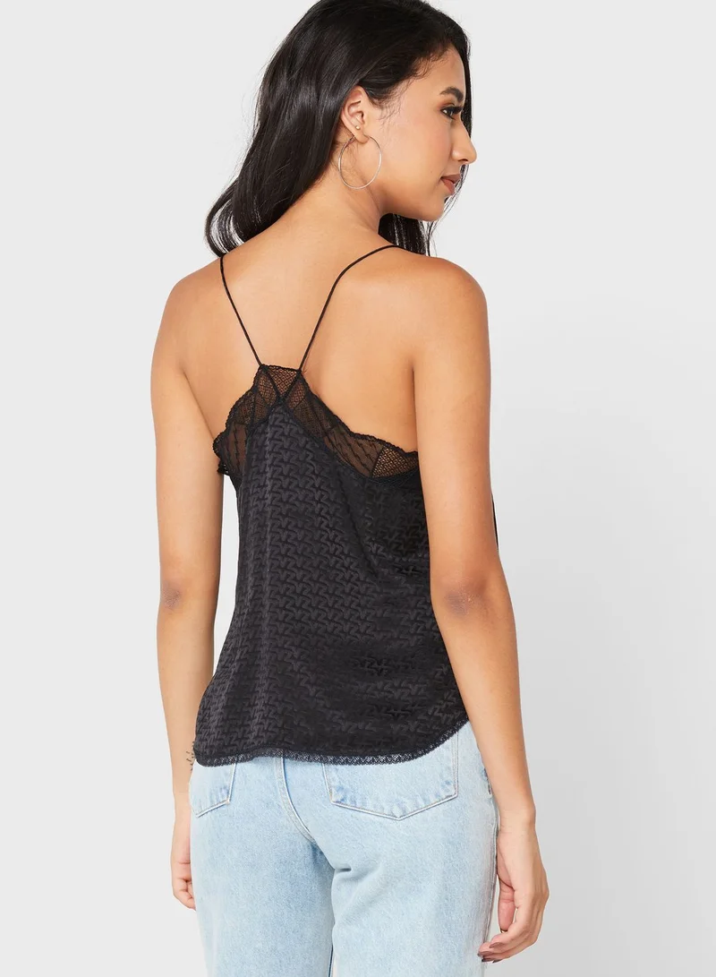 ZADIG & VOLTAIRE Lace Detail Cami Top