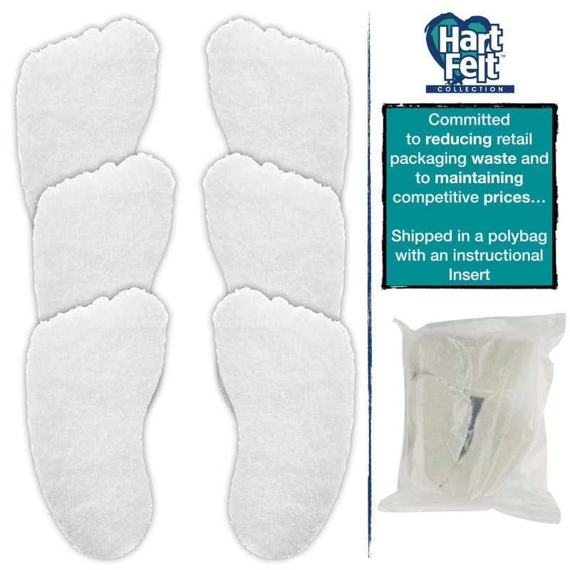 HartFelt Foot Exfoliating Sponge | Chemical-Free Foot Scrubbers for Smooth & Soft Feet | Gentle Sponge Pad for Callus Removal, Dead Skin & Cleansing | Made in USA - 6 Count - Image 5