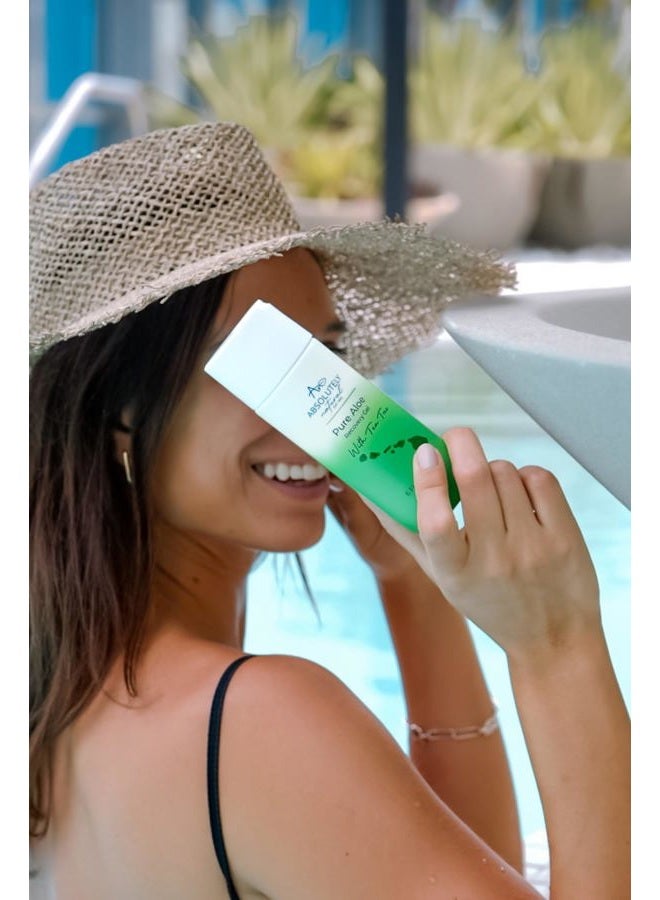 Absolutely Natural Pure Aloe Recovery Gel - With Tea Tree Oil - Image 4
