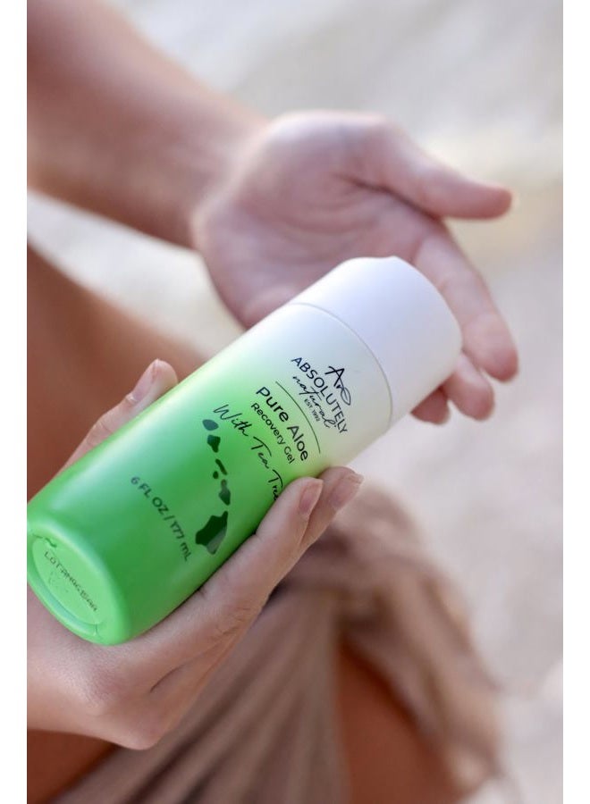 Absolutely Natural Pure Aloe Recovery Gel - With Tea Tree Oil - Image 5