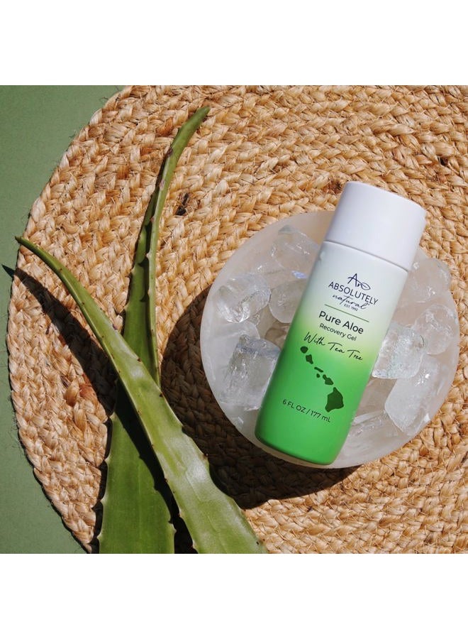 Absolutely Natural Pure Aloe Recovery Gel - With Tea Tree Oil - Image 3