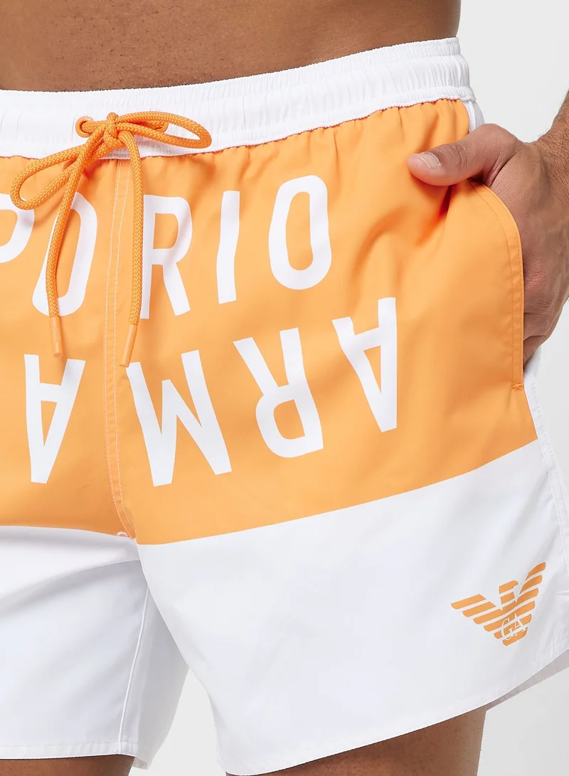 EMPORIO ARMANI Logo Swimshorts