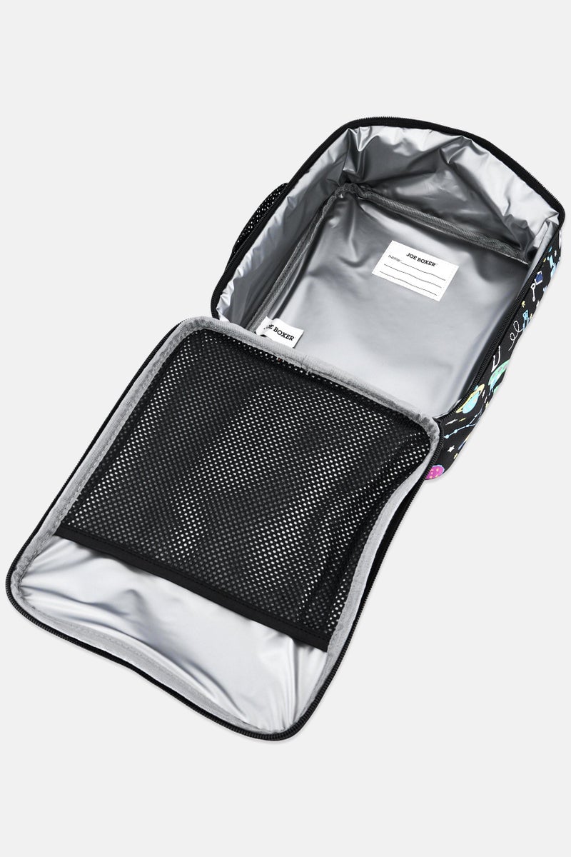 Joe Boxer Kids Boy Graphic Print Lunch Bag, Multicolor - Image 3