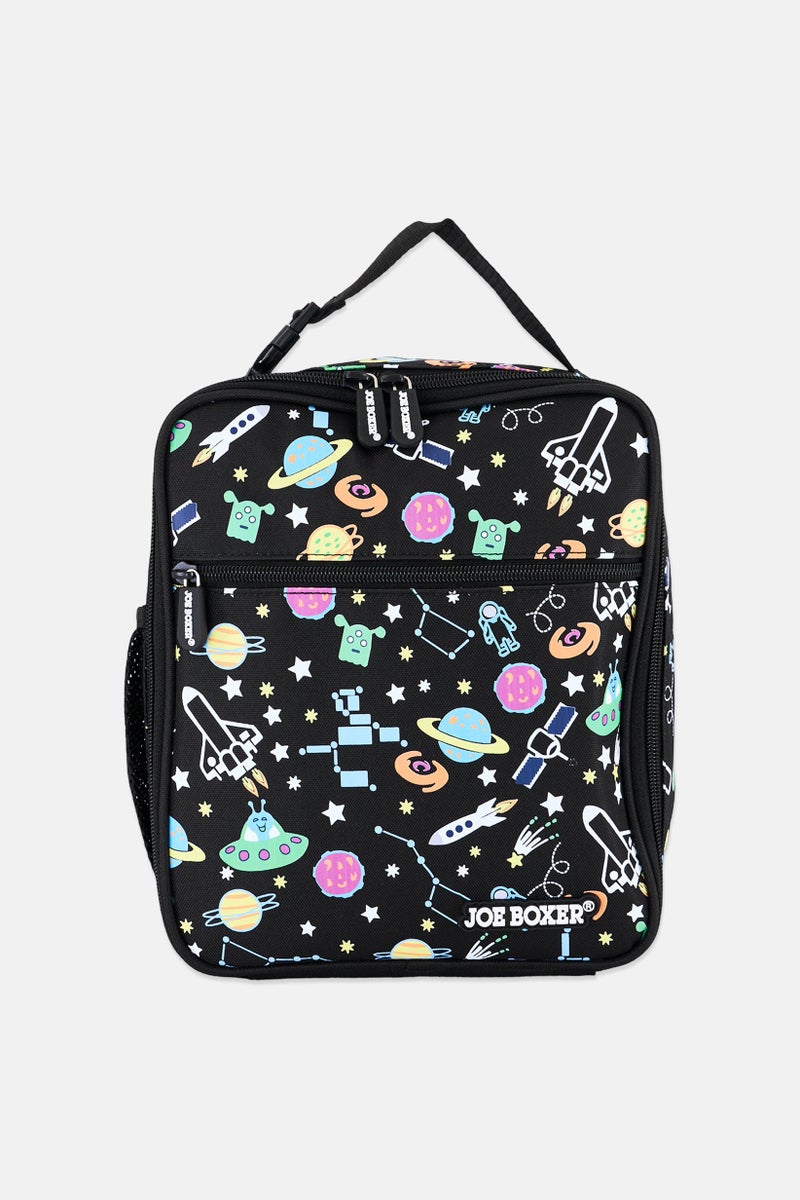 Joe Boxer Kids Boy Graphic Print Lunch Bag, Multicolor - Image 1