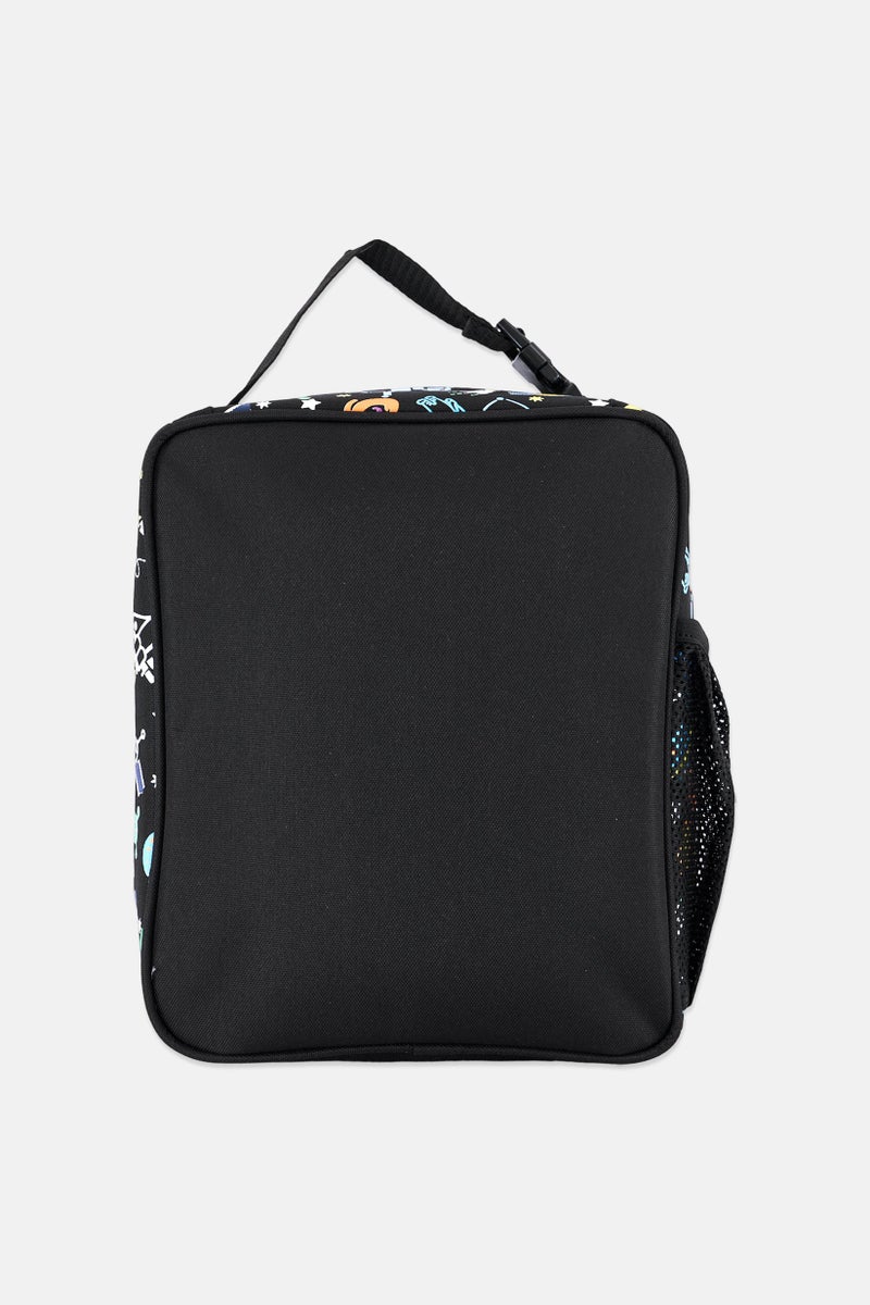 Joe Boxer Kids Boy Graphic Print Lunch Bag, Multicolor - Image 2