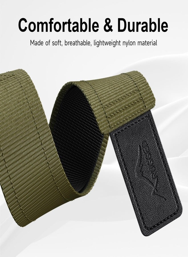 ANCOOL for Garmin Vivoactive 5/3/Forerunner 55/165/245 Watch Bands, 20mm Nylon Watch Band for Venu Sq/Venu 2 Plus/Sq 2 Bands for Galaxy Watch 7/6/5/4/FE 40mm 44mm, Black/Green - Image 5