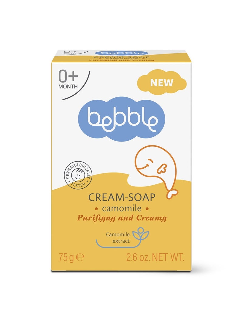 Bebble Cream Soap with Chamomile 75g - Image 2