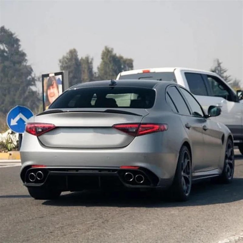 QASULER Rear Bumper Spoiler for Alfa Romeo Giulia 2016 - Image 3
