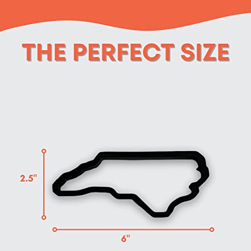Bundle of Fun North Carolina State Cookie Cutter with Easy to Push Design (4 inch) - Image 3