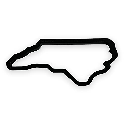 Bundle of Fun North Carolina State Cookie Cutter with Easy to Push Design (4 inch) - Image 1