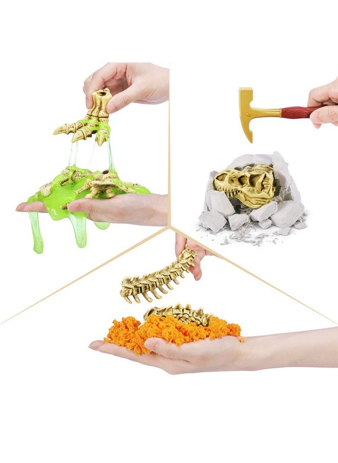 ROBO ALIVE Robo Alive Mega Dino Fossil Find (T-Rex) by ZURU Dig and Discover, STEM, Excavate Prehistoric Fossils, Dinosaur Toys, Educational Toys, Great Science Kit Gift for Girls and Boys  - Image 3