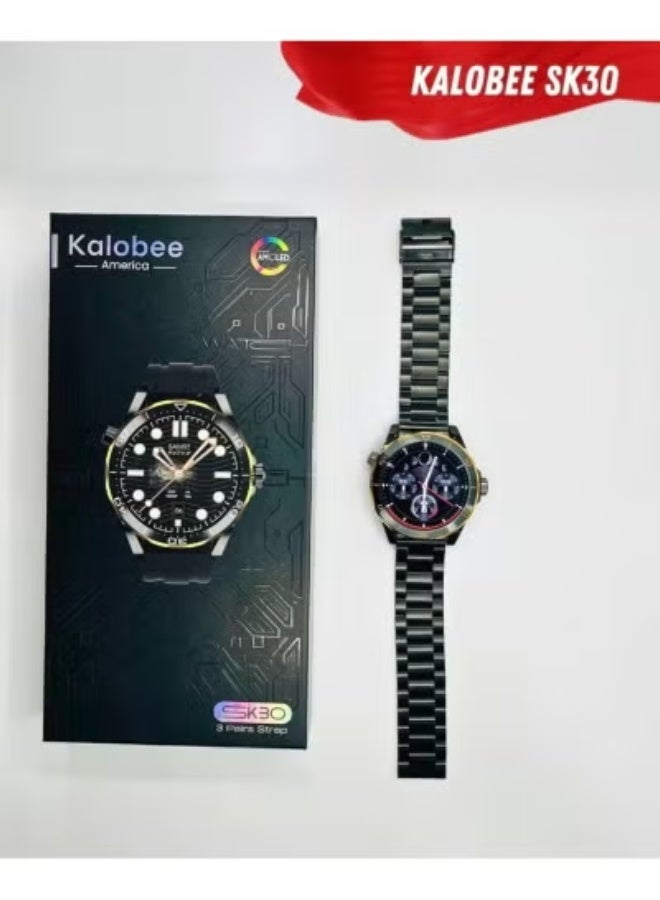Kalobee SK30 Smart Watch | Fitness Tracker with Heart Rate & Sleep Monitor | Multi-Sport Modes | Step Counter | IP67 Waterproof | Smart Notifications | Long Battery Life | Compatible with Android & iOS - Image 1