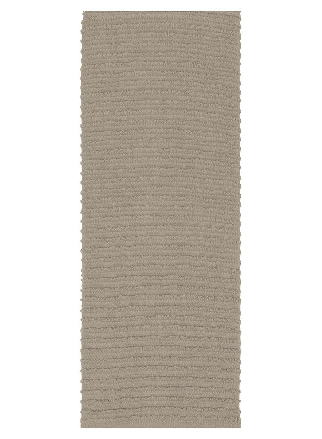 MUkitchen | Ridged Cotton Dish Towels | Absorbent for Cleaning Kitchen Surfaces | Washable & Reusable | Set of 4 | Oatmeal - Image 2