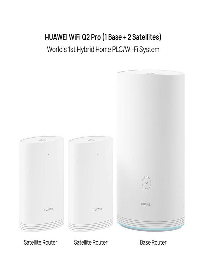 HUAWEI WIFI Q2 Pro Router (1 Base + 2 Satellite) White - Image 2