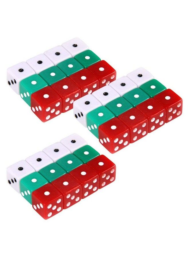 hand2mind Red Green And White Dot Dice (Set Of 144)  - Image 4