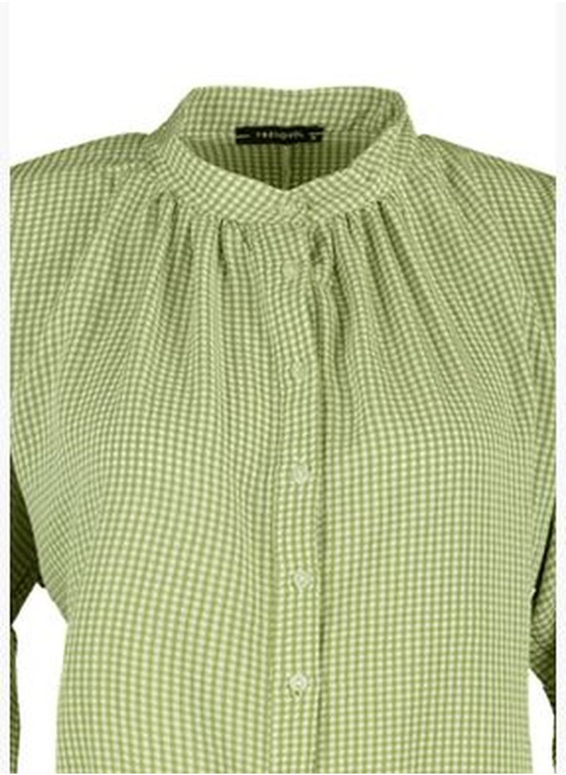 Green Judge Collar Woven Checkered Woven Shirt TWOAW21GO0114 - pzsku/ZD0EDA5772F24C4CA5CB1Z/45/_/1704141910/314e4649-6d54-4a5b-86a4-e20cfa574b59