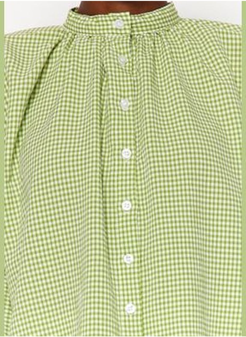 Green Judge Collar Woven Checkered Woven Shirt TWOAW21GO0114 - pzsku/ZD0EDA5772F24C4CA5CB1Z/45/_/1704141912/88edf699-fe12-463d-803a-16f113f4e117