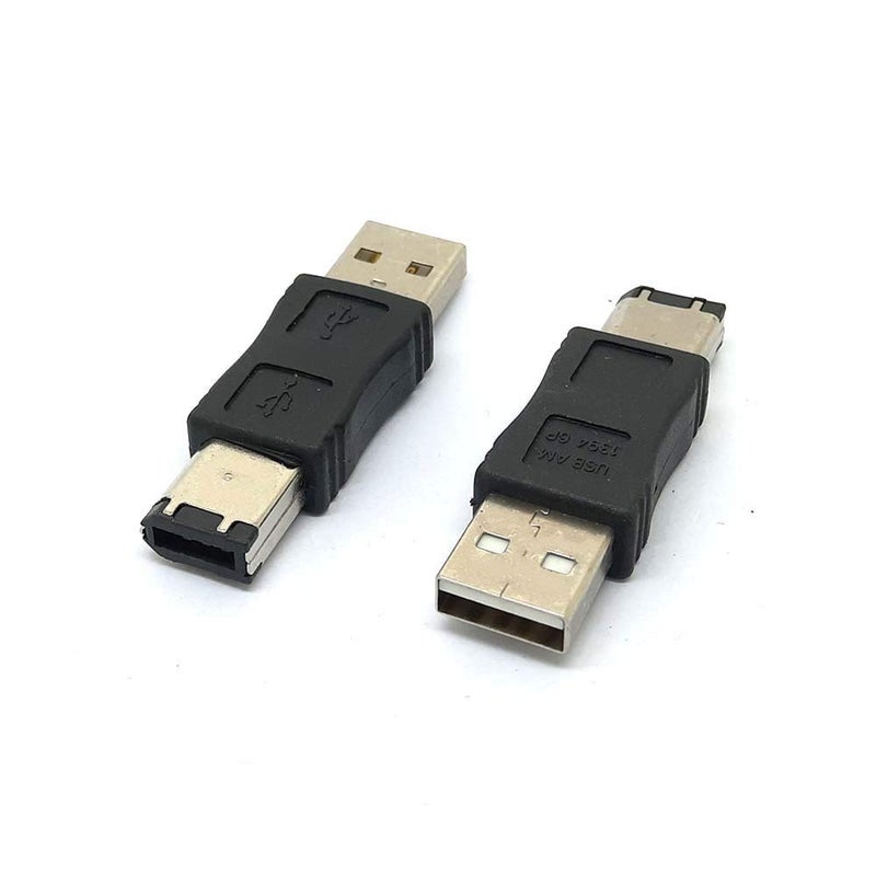 Toptekits Firewire IEEE 1394 6 Pin Male to USB A Male Convertor Jack M/M Adapter - Image 3