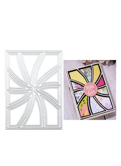Metal Cutting Dies for Card Making, Frame Shape Die Cutting Craft Template Craft Template Metal Dies for DIY Embossing Card Making Mold Paper Scrapbooking Album Photo Decorative (14 X 9.9cm)