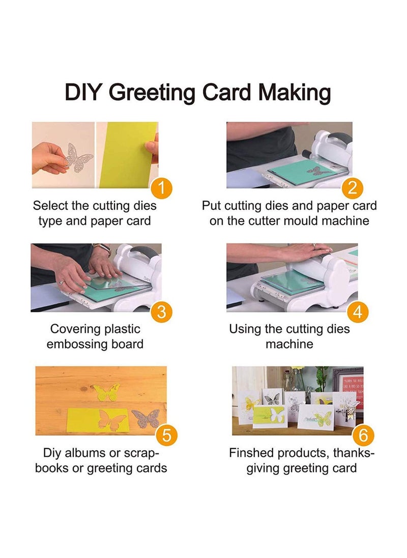 SYOSI - Metal Cutting Dies for Card Making, Frame Shape Die Cutting Craft Template Craft Template Metal Dies for DIY Embossing Card Making Mold Paper Scrapbooking Album Photo Decorative (14 X 9.9cm) - Image 1