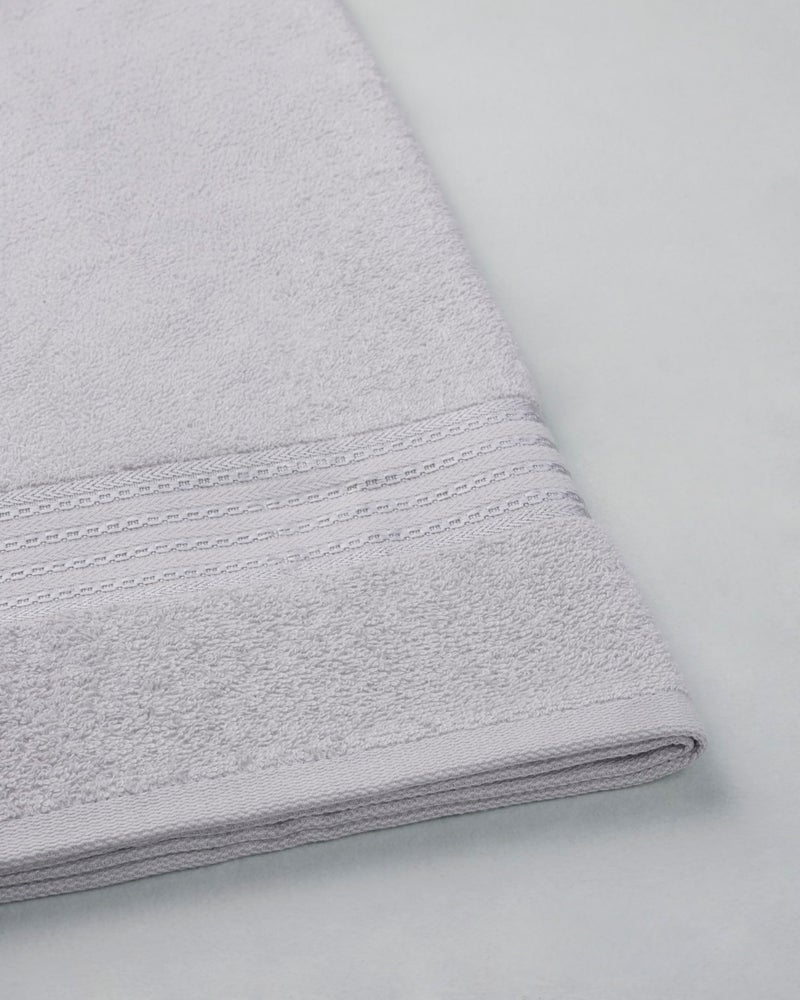 Himêya Himeya 100% Cotton Towels for Bath | Towels for Bath Large Size | Soft & Absorbent | 380 GSM | 1 Piece Bath Towel for Men/Women | 70 cms x 140 cms - Grey - Image 5
